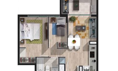 EXCELENTE DEPTO NUEVOS 2D+1B, LA FLORIDA