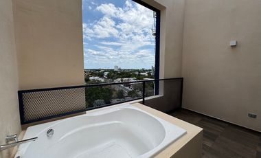 Departamento Penthouse en renta edificio M10, Montebello, Mérida