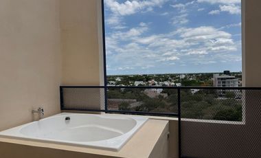 Departamento Penthouse en renta edificio M10, Montebello, Mérida