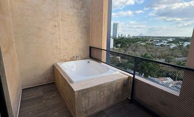 Departamento Penthouse en renta edificio M10, Montebello, Mérida