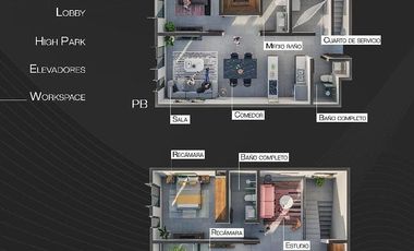 Departamento Penthouse en renta edificio M10, Montebello, Mérida