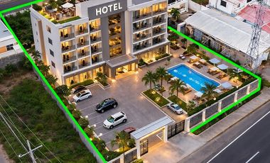 Venta de terreno 1.536 m2 diagonal a Supermaxi en Salinas