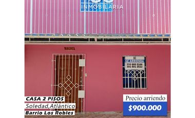 Se arrienda casa 2 pisos Barrio los robles