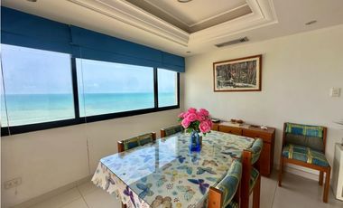 VENDO EN CARTAGENA APARTAMENTO FRENTE AL MAR EN B/GRANDE VISTA AL MAR