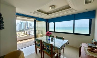 VENDO EN CARTAGENA APARTAMENTO FRENTE AL MAR EN B/GRANDE VISTA AL MAR