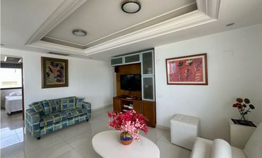 VENDO EN CARTAGENA APARTAMENTO FRENTE AL MAR EN B/GRANDE VISTA AL MAR