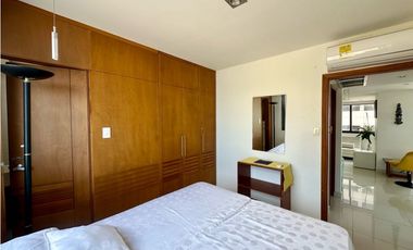 VENDO EN CARTAGENA APARTAMENTO FRENTE AL MAR EN B/GRANDE VISTA AL MAR