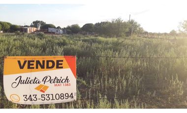 Se vende terreno en Tabossi, Entre Ríos