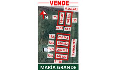 Se vende Lotes en María Grande