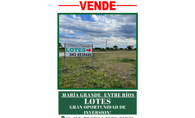 Se vende Lotes en María Grande