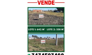 Se vende 2 lotes en María Grande
