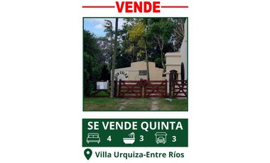 Se vende Quinta en Villa Urquiza, Entre Ríos