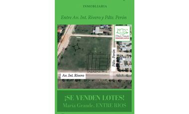 Terreno en venta en María Grande, Paraná