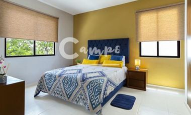 Casa de 2 pisos y 2 recamaras en Ciudad Caucel Merida  Entrega Inmediata