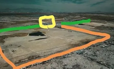 Terreno en venta en Polígono del Bordo de Xochiaca, Nezahualcóyotl, México