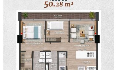 APARTAESTUDIO EN VENTA EL RETIRO (T)