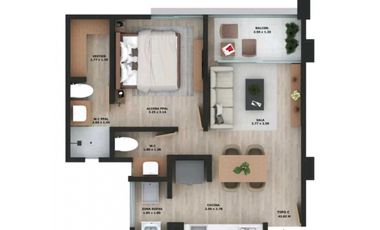 APARTAESTUDIO EN VENTA LA CEJA (T)