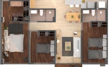 Departamento en venta en Cañadas del Lago