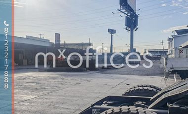 Se renta Terreno  de  3,000 m2 en Apodaca Centro , sobre M.Aleman.