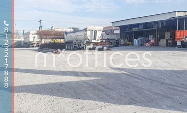 Se renta Terreno  de  3,000 m2 en Apodaca Centro , sobre M.Aleman.