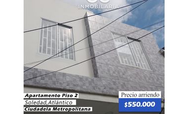 se arrienda apartamento piso2 - Apto2 -ciudadela metropolitana