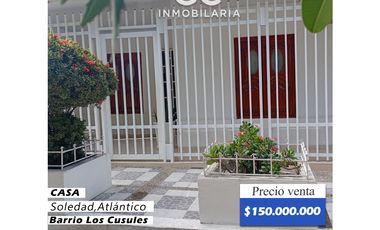 se vende casa los cusules - soledad