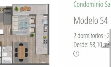 Departamento en Arriendo en Santa Herminia con San Ignacio, condominio San Alberto - Padre Hurtado