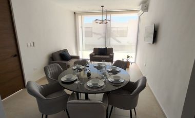 Departamento nuevo en renta amueblado y equipado  Privada Zennova, Dzitya