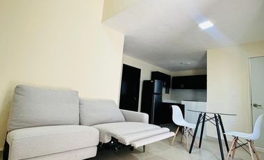 DEPARTAMENTO AMUEBLADO EN RENTA. AV BALLENA. CARMEN, CAMPECHE.