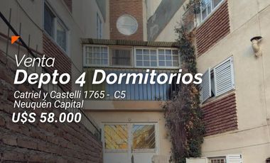 VENTA Departamento 4 Dorm. Catriel Y J J. Castelli - Neuquén Capital