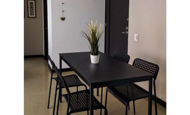 Apartaestudio para la renta amoblada en el Poblado, piso 13