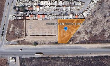 TERRENO EN RENTA EN CIENEGA DE FLORES RUMBO A LAREDO