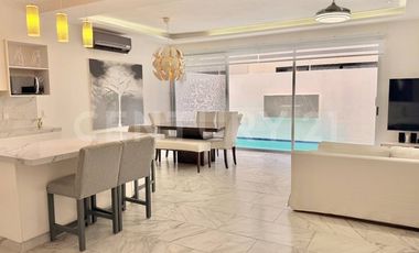 Casa en Venta con alberca privada y diseño contemporáneo - Arbolada Cancún.