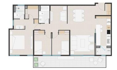 Departamento en Venta en Los Leones / Francisco Bilbao / Metro Inés de Suárez