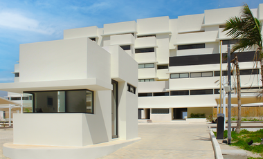 Departamento en venta frente al mar en Marina Kinuh, Telchac