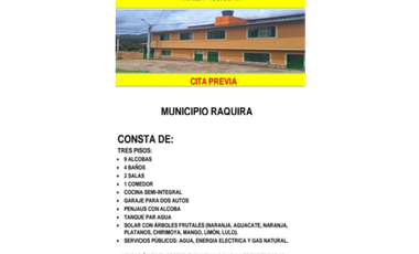 ACSI 1397. Casa/Lote en venta Ráquira, Boyacá.