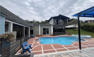 ref 1018a vendo casa campestre bosques de calima lote # 27