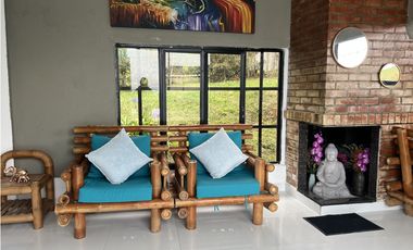 ref 1018a vendo casa campestre bosques de calima lote # 27