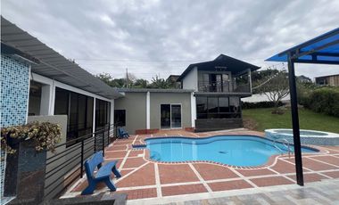 ref 1018a vendo casa campestre bosques de calima lote # 27