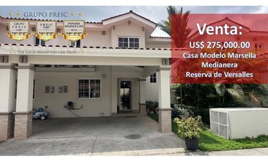 Venta de Casa Modelo Marsella Medianera Reserva de Versalles
