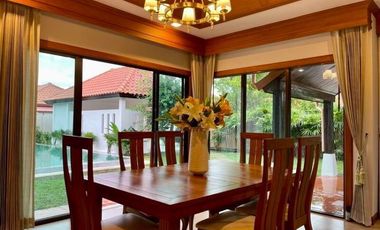 Private 3 Bedroom Pool Villa with Garden in Huay Yai