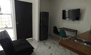 Departamento amueblado en renta, en Las Americas, Merida Yucatan