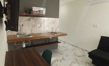 Departamento amueblado en renta, en Las Americas, Merida Yucatan