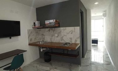 Departamento amueblado en renta, en Las Americas, Merida Yucatan