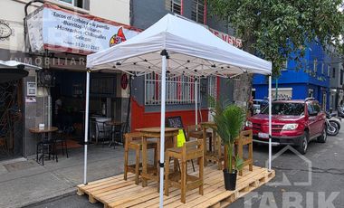Traspaso local comercial equipado a una cuadra metro revolución