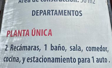 DEPARTAMENTO EN VENTA LA FLORIDA II TOLUCA