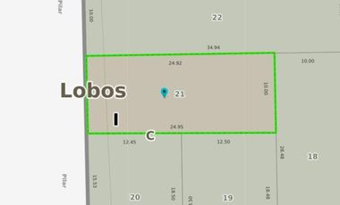 Oportunidad para construir tu hogar o invertir en una zona tranquila y en crecimiento de la ciudad de Lobos.