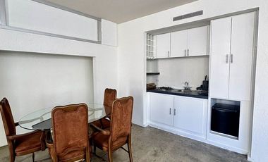 ESTUDIO AMUEBLADO EN RENTA COL MADERO SUR, CACHO.