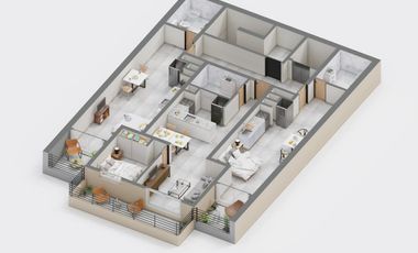 EN VENTA Departamento 1 dorm Av Francia 800 - Barrio Lourdes, Macro centro, Rosario.