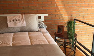 Departamento amueblado penthouse en renta tipo loft en la Noria, Puebla, Puebla.
